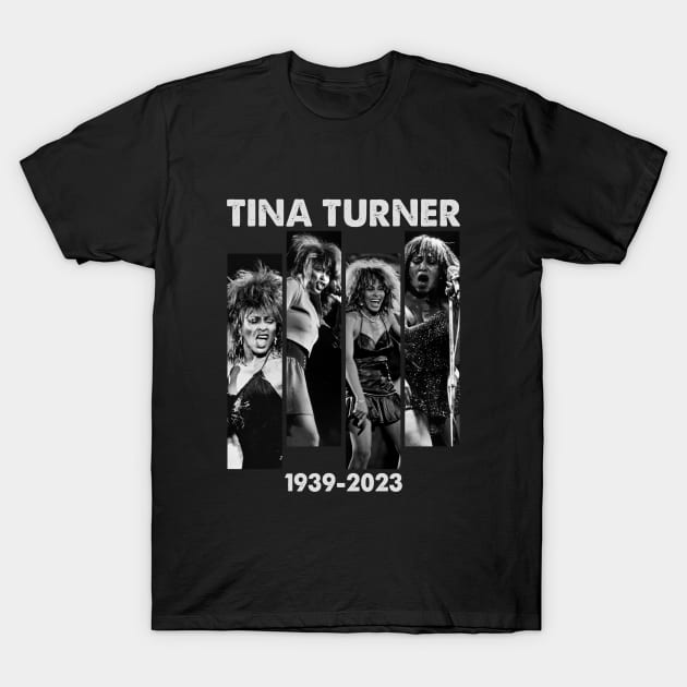 Tina Turner - Singer Retro T-Shirt by Purwoceng